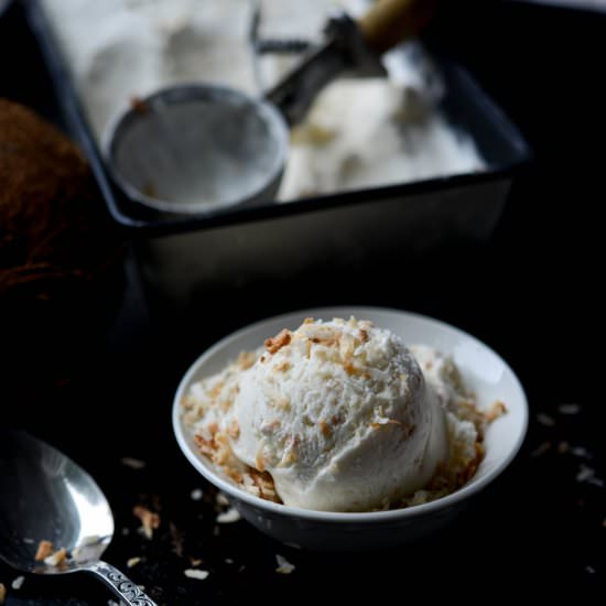 Toasted Coconut Ice Cream