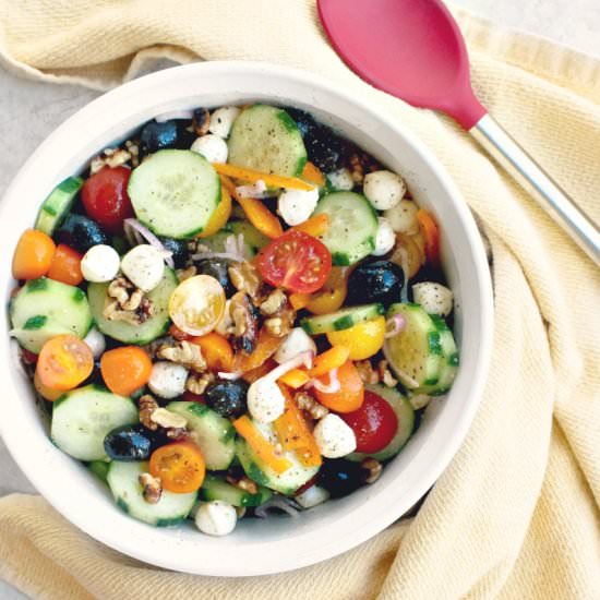 Crunchy Cucumber and Tomato Salad