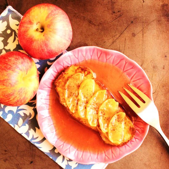 Cinnamon Apple French Toast