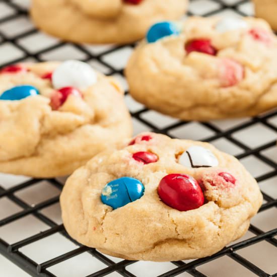 M&M Pudding Cookies