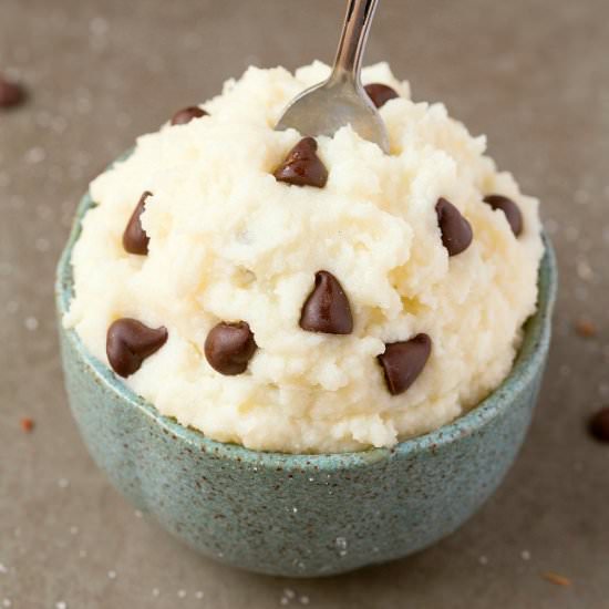 Low Carb Cookie Dough Dip for One