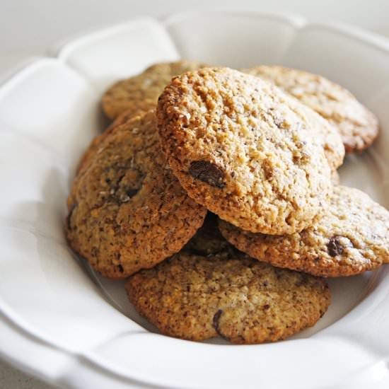 Hazelnut Flourless Cookies