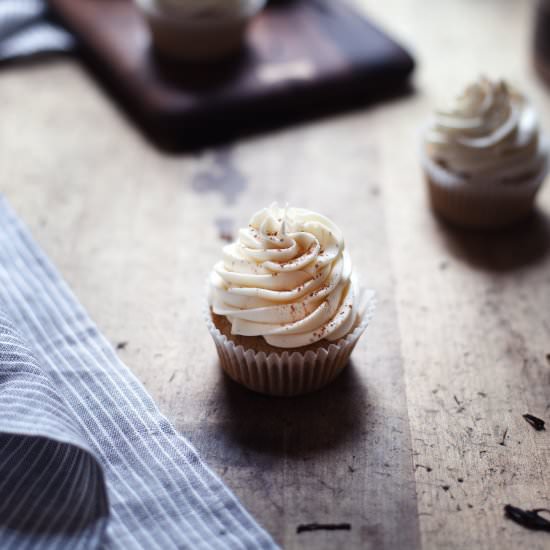 Chai Tea Latte Cupcakes