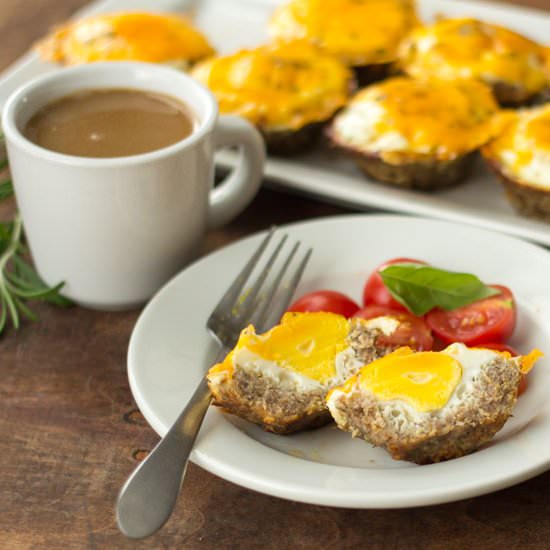 Sausage Crusted Egg Muffins
