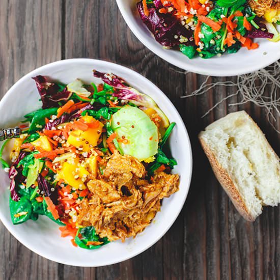 Spinach Quinoa Mango Salad