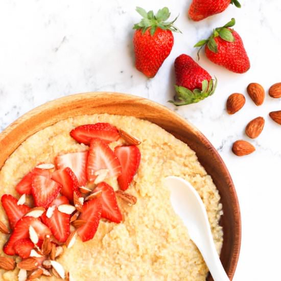 Creamy Millet Breakfast Porridge