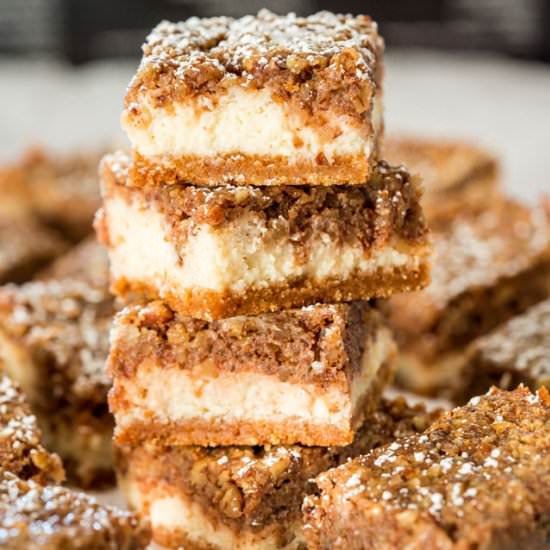 Pecan Pie Cheesecake Bars