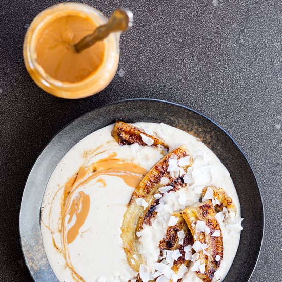 Raw buckwheat porridge