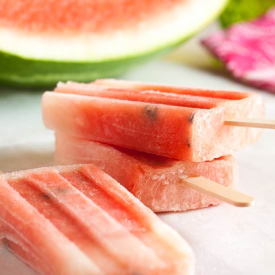 watermelon popsicles