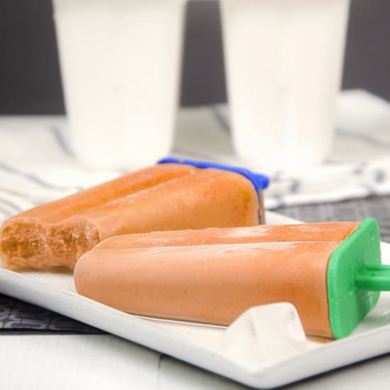 Thai Tea Ice Popsicles