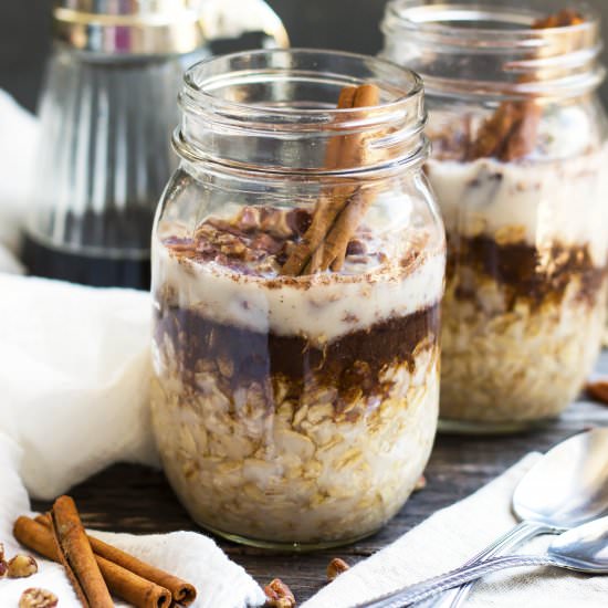 Maple & Brown Sugar Overnight Oats