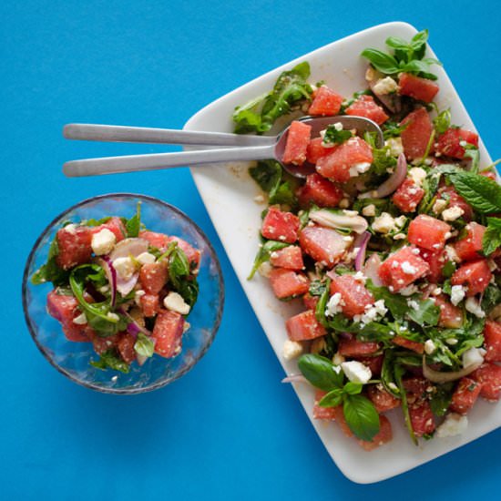 Grilled Watermelon Salad