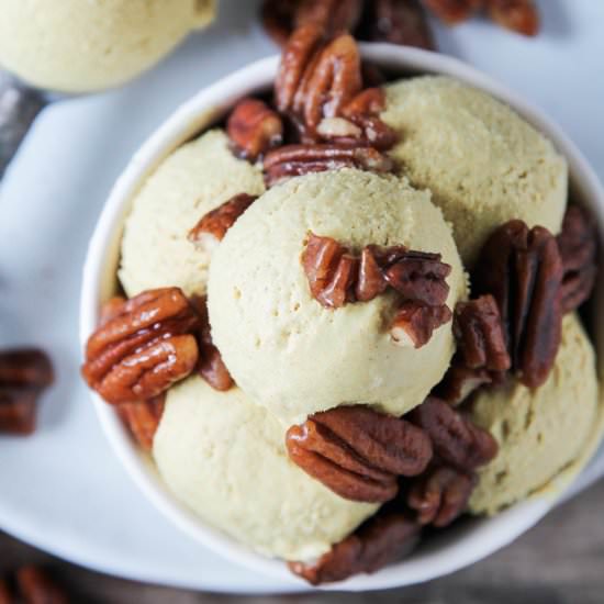 Vegan Turmeric Ginger Ice Cream