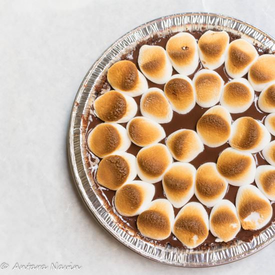 Smores Chocolate Pie