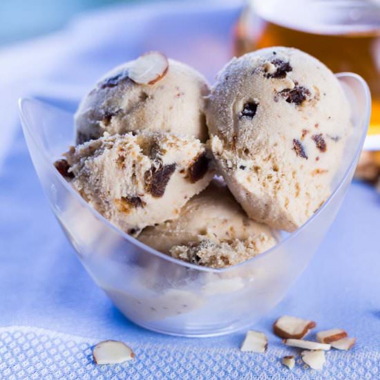 Vanilla Fig Almond Ice Cream
