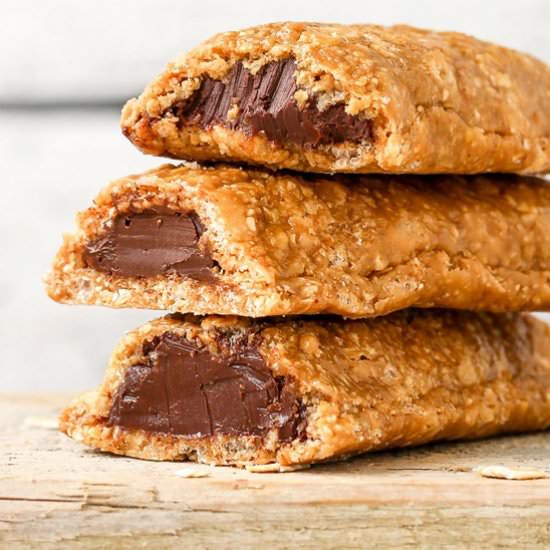 Nutella Filled Soft Granola Bars