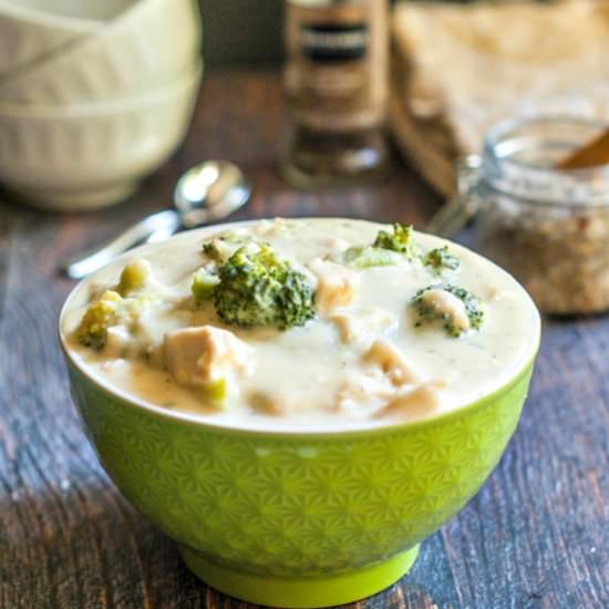 Creamy Chicken & Broccoli Soup