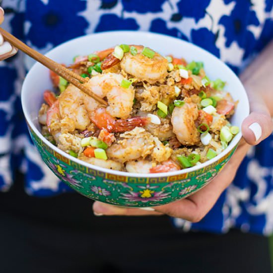 Cauliflower Shrimp Fried Rice