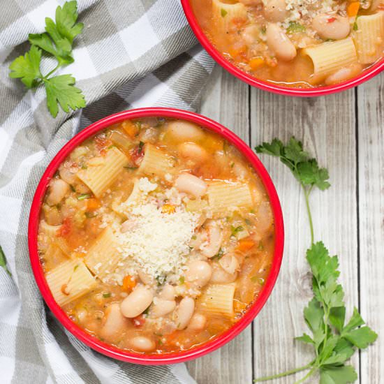Italian Pasta & Bean Soup