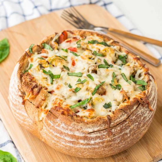 Cheesy Italian Breakfast Bowl