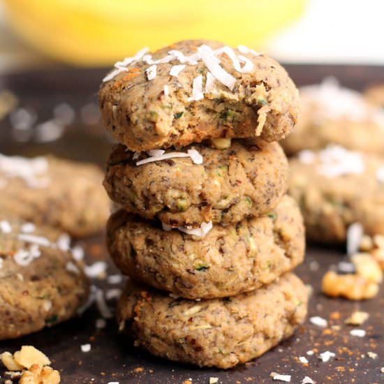 Banana Zucchini Cake Cookies