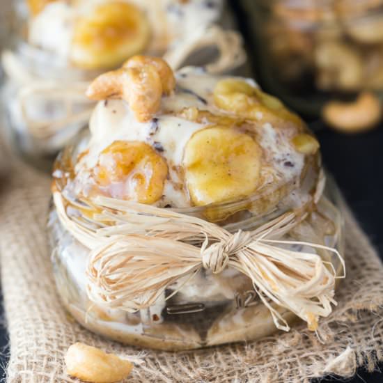 Caramel Banana Nut Sundae