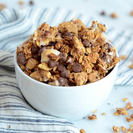 Addicting S’mores Granola Clusters