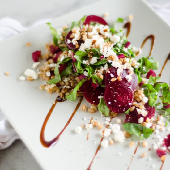 Beet & Farro Salad