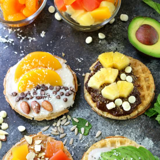 Easy Fruit Waffle Snacks
