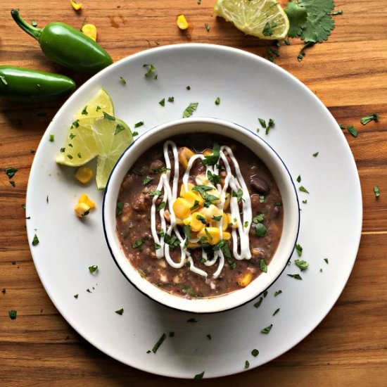 Easy Black Bean Soup