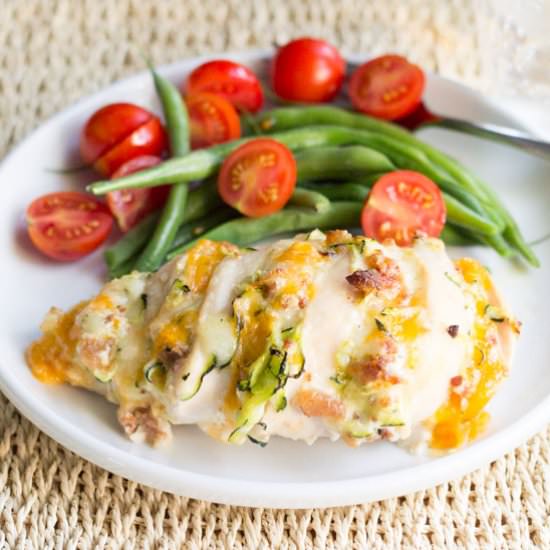 Four Cheese Hasselback Chicken