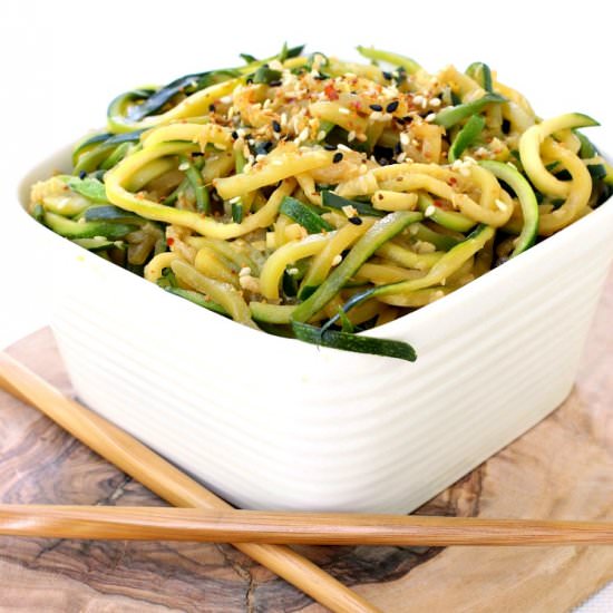 Asian Zucchini Noodles