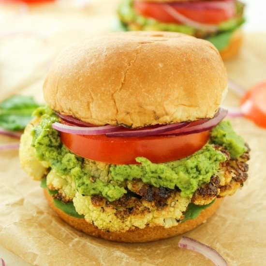 Cauliflower Steak Sliders