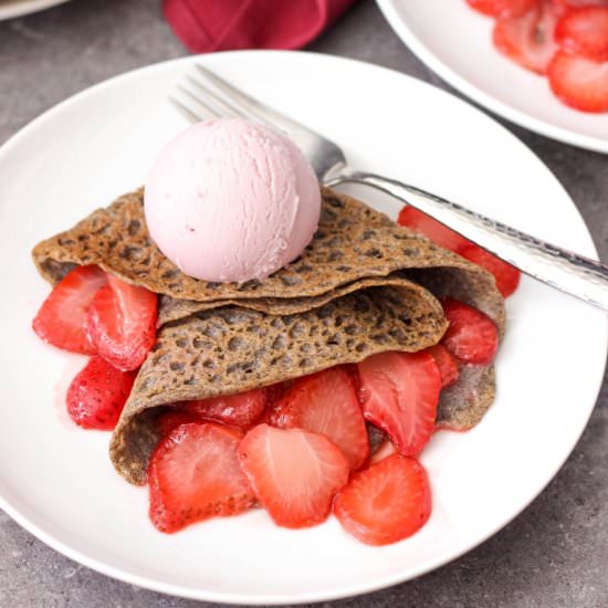 Vegan Buckwheat Crepes