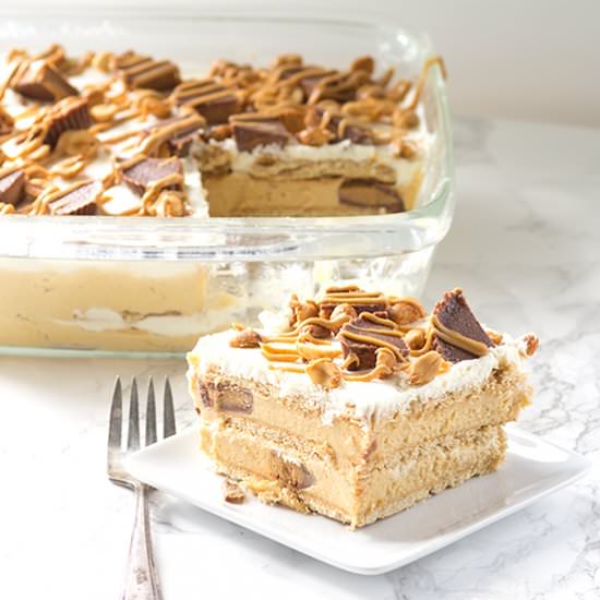 Peanut Butter Ice Box Cake