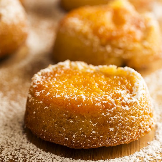 GF Apricot Upside Down Cakes