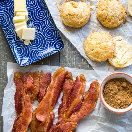 Sweet and Spicy Bacon