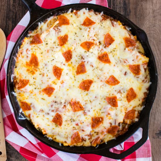 Meat Lover’s Pizza Skillet Ravioli