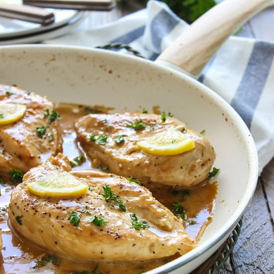 Chicken in Creamy Lemon Sauce