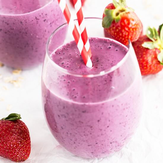 Berry Oat Smoothie