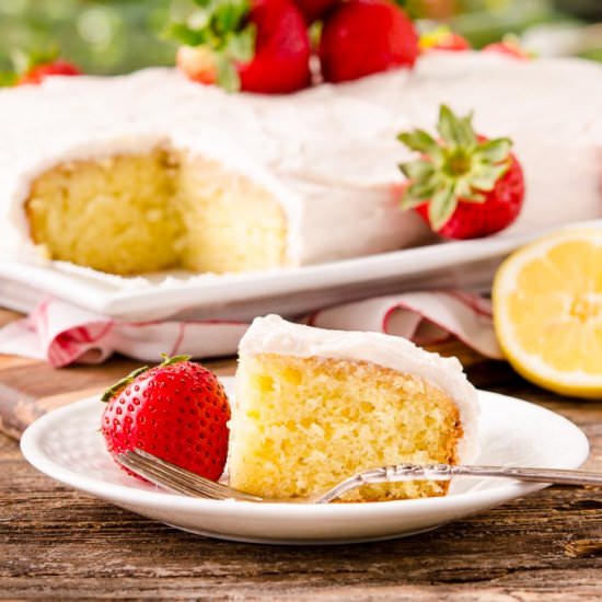 Strawberry-Lemon Cake
