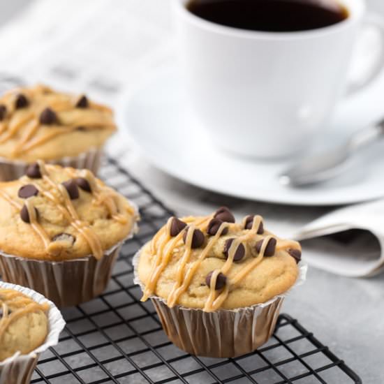 Chocolate Chip Peanut Butter Muffin