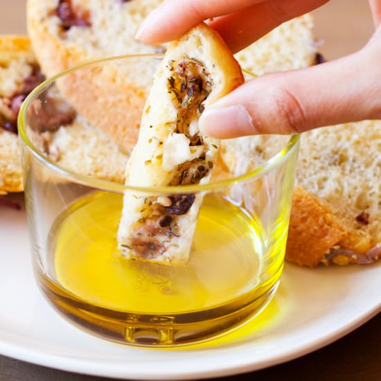 Pane Bianco with Olive and Feta