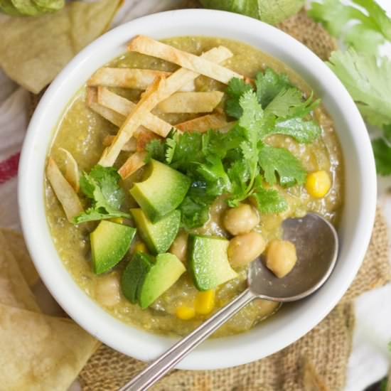 Chickpea Chile Verde