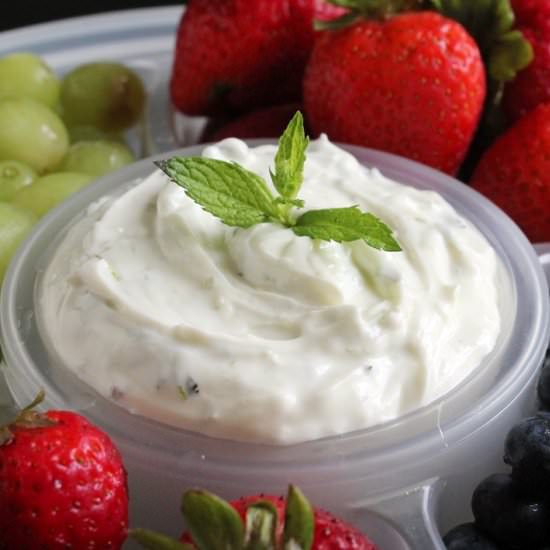 Mojito Greek Yogurt Fruit Dip