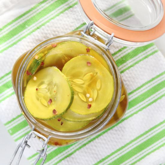 Sweet & Spicy Quick Pickles