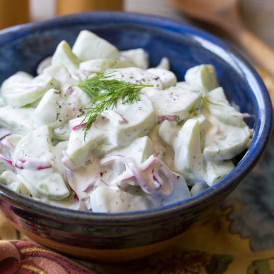 Cold Cucumber Salad