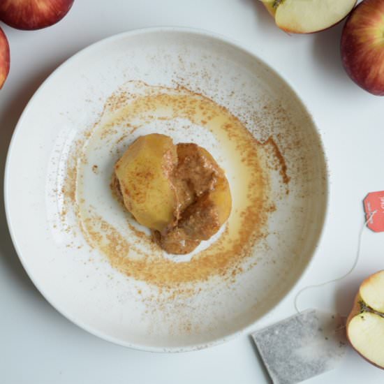 Chai Poached Apples