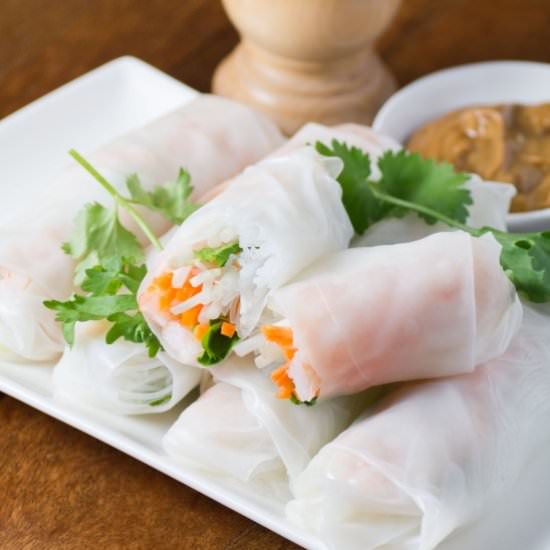 Fresh Vietnamese Summer Rolls