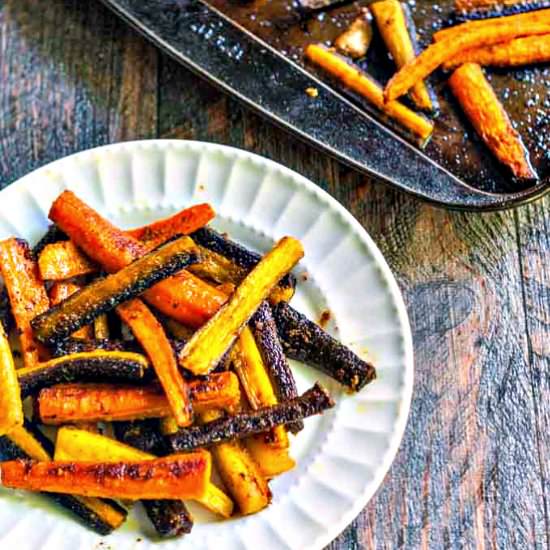 Colorful Curried Carrots Side Dish